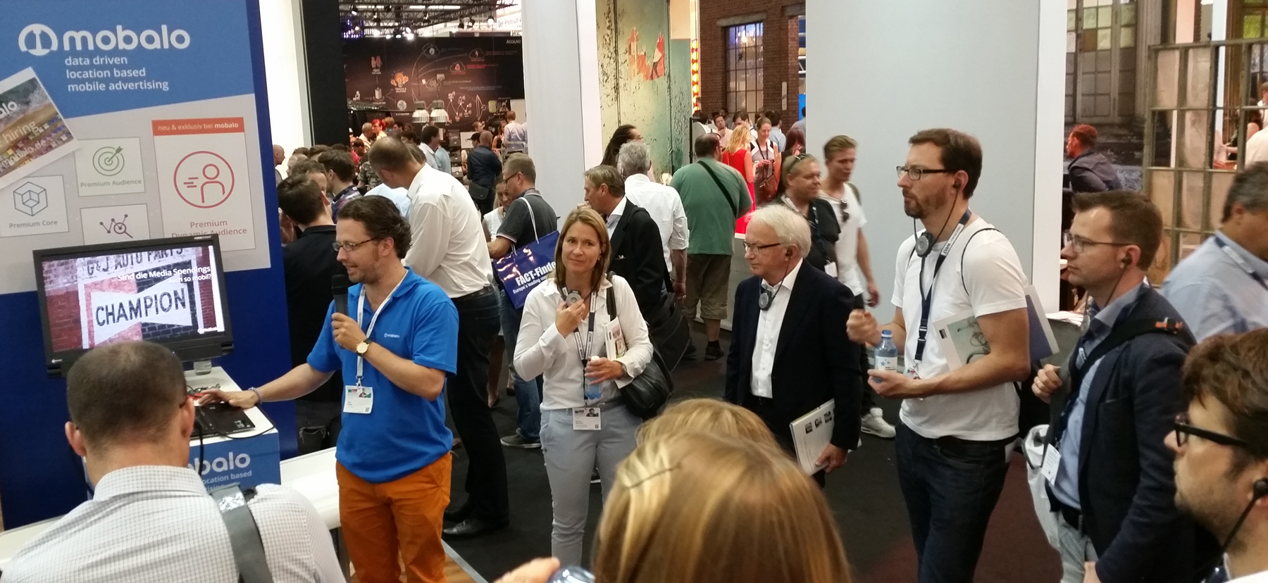 Blick auf dmexco-Stand
